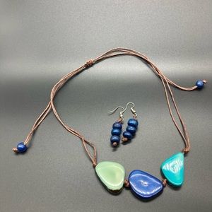 Tagua Nut Necklace / Organic Jewelry